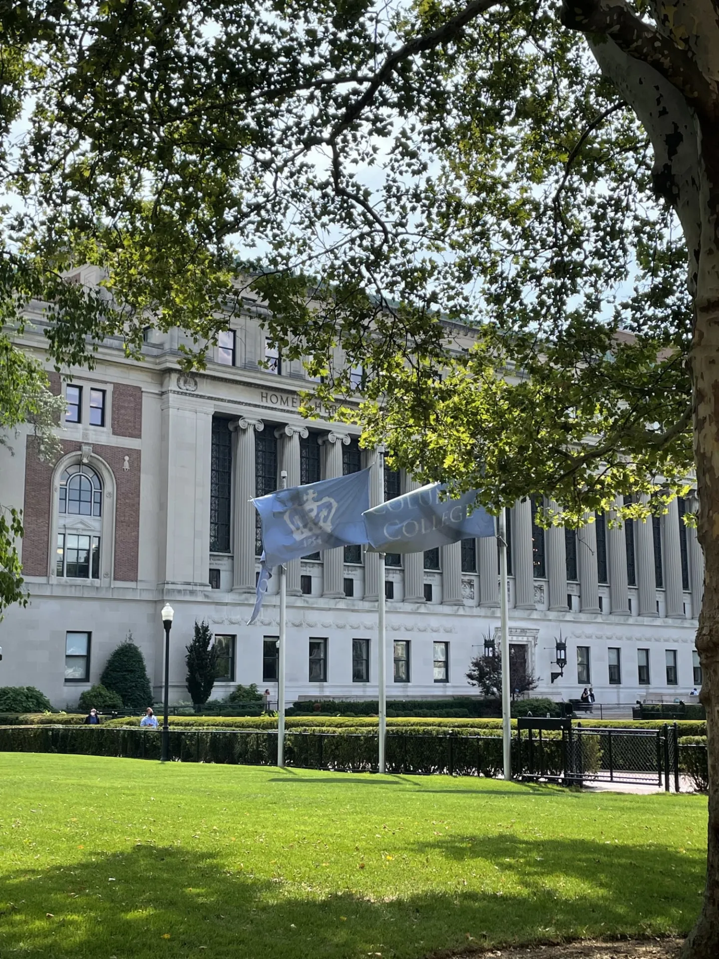 View of Butler Library