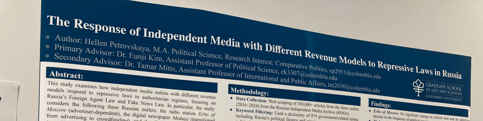 The Response of Independent Media with Different Revenue Models to Repressive Laws in Russia